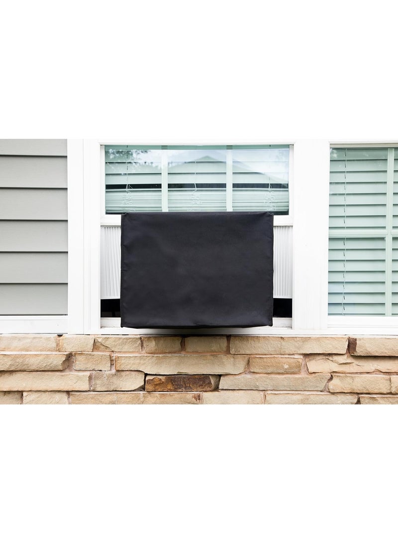 غطاء مكيف هواء خارجي شديد التحمل، مقاوم للماء والغبار، بقدرة 1.5 حصان، لحماية وحدة التكييف، عملي ومناسب لجميع الأحجام. - Image 1